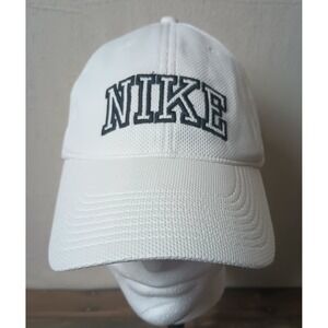 Nike Hat Cap White‎ Adjustable Swoosh Logo Athletic Casual Baseball Golf Dad